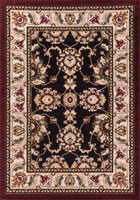 America Medallion Rugs 1810A Green Black