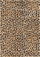 America Leopard Spot Rugs 1953A Ivory Ivory
