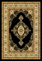 America Medallion Rugs 1970A Green Black