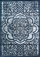 America Medallion Rugs 2067A D. Blue D. Blue