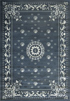 Bello Traditional Medallion Rugs 1619V D. Grey
