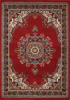 Bello Traditional Medallion Rugs 99 Red