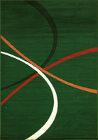 Bello Modern Abstract Rugs V5712 N. Green