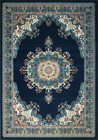 Bello Traditional Medallion Rugs 99 Navy