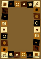 Khalaf Moderna Border Rug 639-785Y
