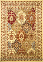Rovigo Contemporary Floral Rug 3213F Cream Cream