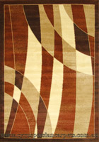 Rovigo Contemporary Abstract Rug 4181B Cream Rose
