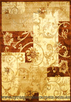 Rovigo Floral Rug 4634A Rose Rose
