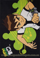 Disney Ben 10 Black Kids Rug