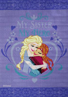 Disney Frozen My Sister My Hero Kids Rug