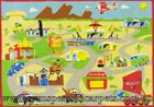 Disney Pixar Cars Kids Rug Kids HX-108