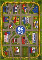 Fun City Road Kids Rug