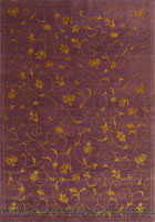 Tibetan 120 Lines Floral Hand Knotted Wool & Silk Rug