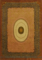 Tibetan 120 Lines Medallion Hand Knotted Wool & Silk Rug