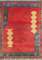 Gabbeh Hand Knotted Wool Rug (Size 278 x 172cm)