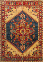 Gazni Medallion Hand Knotted Wool Rug