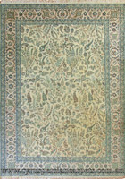 Habibian Oriental Hand Knotted Wool & Silk Rug