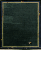 Nepal Hand Knotted Modern Border Wool Rug