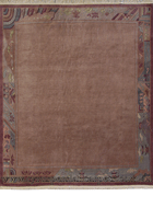 Nepal Hand Knotted Modern Border Wool Rug