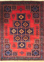Yalameh Medallion Hand Knotted Wool Rug