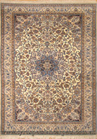 Habibian Medallion Hand Knotted Wool & Silk Rug