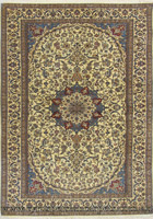 Habibian Medallion Hand Knotted Wool & Silk Rug
