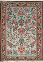 Kum Floral Hand Knotted Wool Rug