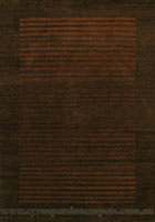 Mahal Hand Knotted Striped Wool Rug
