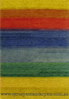 Gabbeh Stripe Hand Knotted Wool Rug