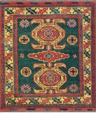 Gazni Hand Knotted Wool Rug (Size 142 x 127cm)