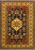 Gazni Medallion Hand Knotted Wool Rug