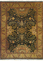 Jaipur Medallion Hand Knotted Wool Rug