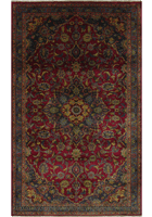 Kashmar Medallion Hand Knotted Wool Rug