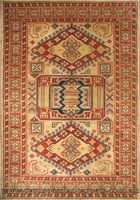 Kazak Geometric Hand Knotted Wool Rug