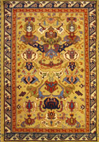 Kazak Geometric Hand Knotted Wool Rug