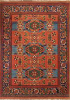 Maltabaf Geometric Hand Knotted Wool Rug