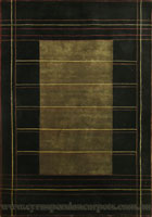 Sofer Stripe Hand Knotted Wool Rug