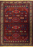 Turkomen Oriental Hand Knotted Wool Rug