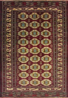 Persian Turkomen Oriental Hand Knotted Wool Rug