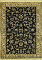 Habibian Oriental Hand Knotted Wool & Silk Rug