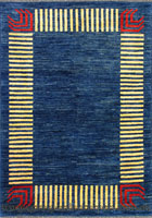 Tolidi Border Hand Knotted Wool Rug