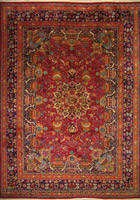 Kashmar Medallion Hand Knotted Wool Rug