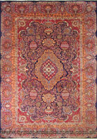 Kashmar Medallion Hand Knotted Wool Rug