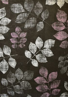 Barcelona Modern Leaf Rugs 4718 Coffee Brown Charisma Rose