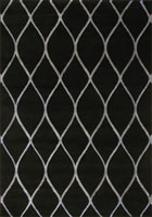 Boston Modern Trellis Rugs B139A Black L. Gray
