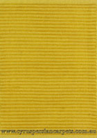 Flavia Wool Modern Plain Stripe Rug Yellow
