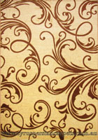 Hawaii Floral Rug 2366 Cream