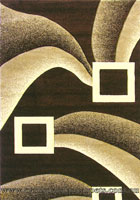 Paris Modern Abstract Rug 5134 Brown