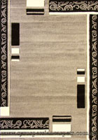 Paris Modern Border Rug 5147 Grey