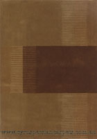 Sahand Wool Modern Abstract Rug 909 Brown